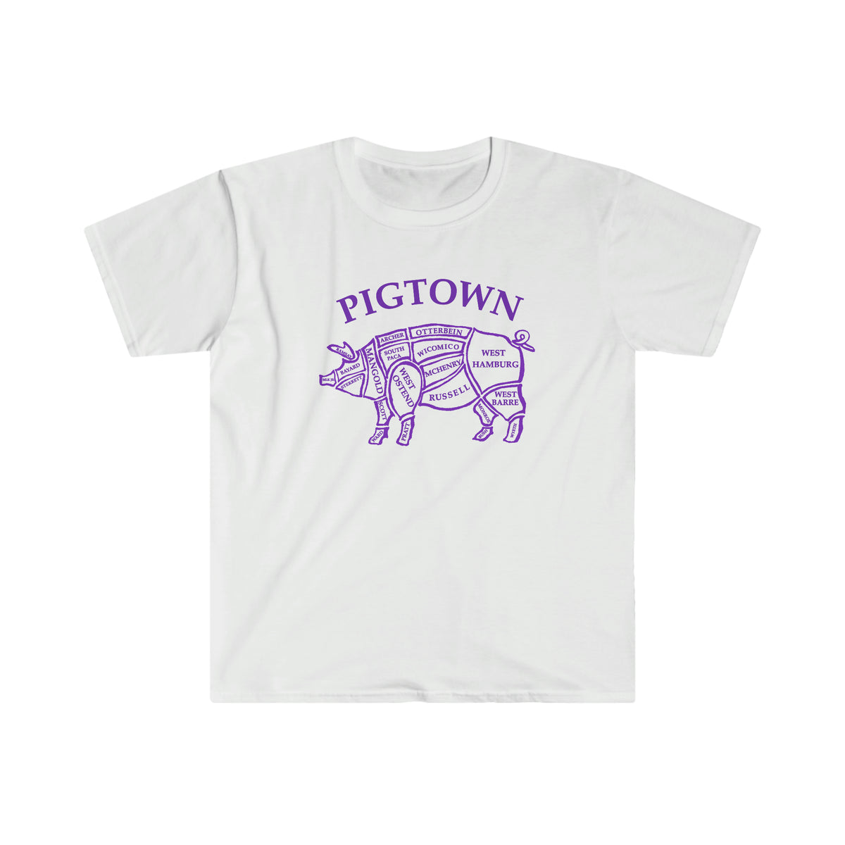The "Pigtown" TShirt Bird City Designs