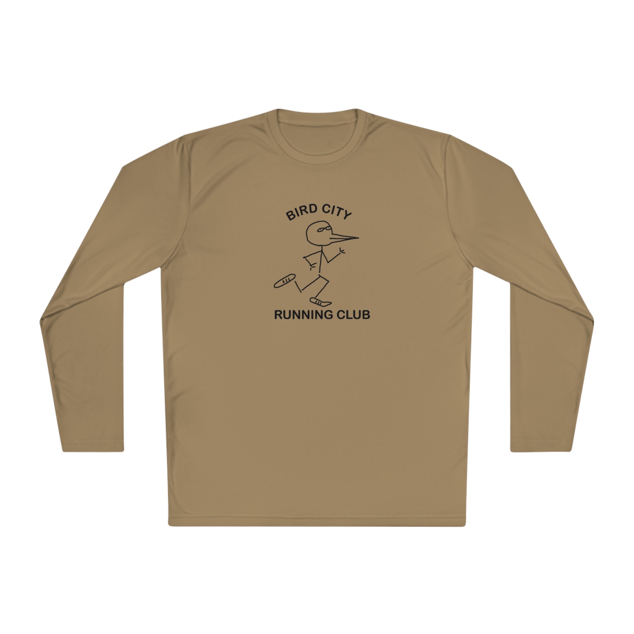 Bird City Running Club Long Sleeve Tee-Cartoon Edition