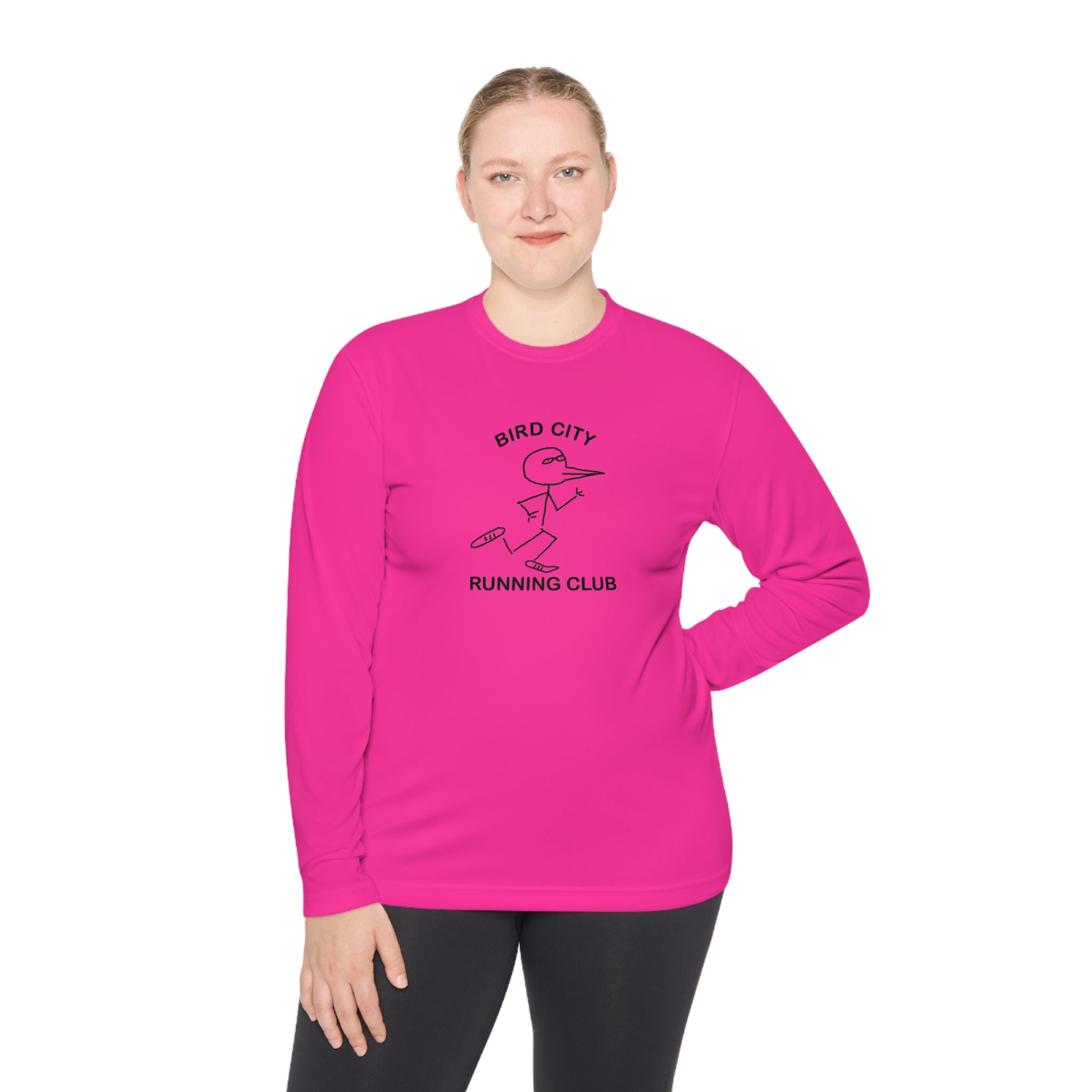 Bird City Running Club Long Sleeve Tee-Cartoon Edition