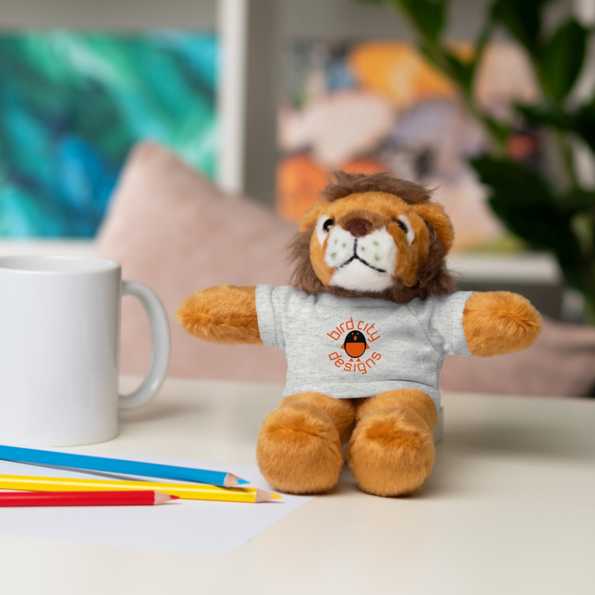 Bird City Designs Stuffed Animals with Tee