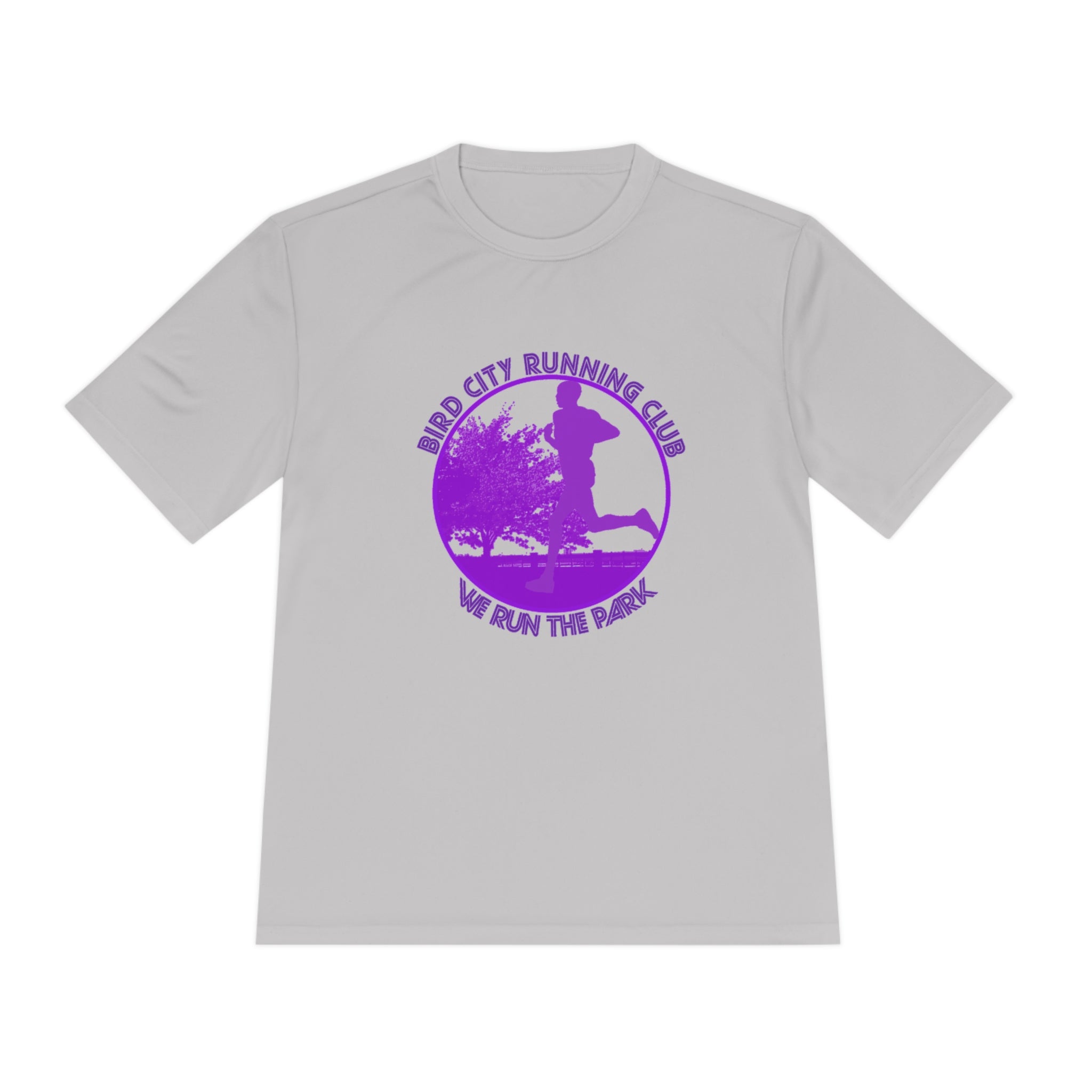 Bird City Running Club "We Run the Park" Moisture Wicking Tee