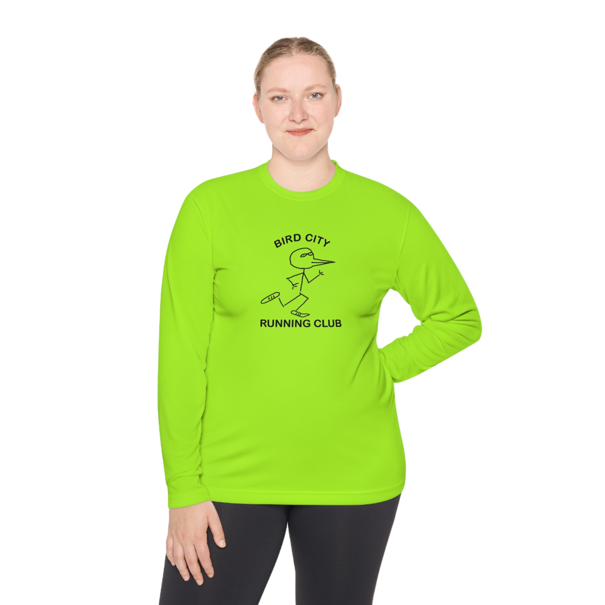 Bird City Running Club Long Sleeve Tee-Cartoon Edition