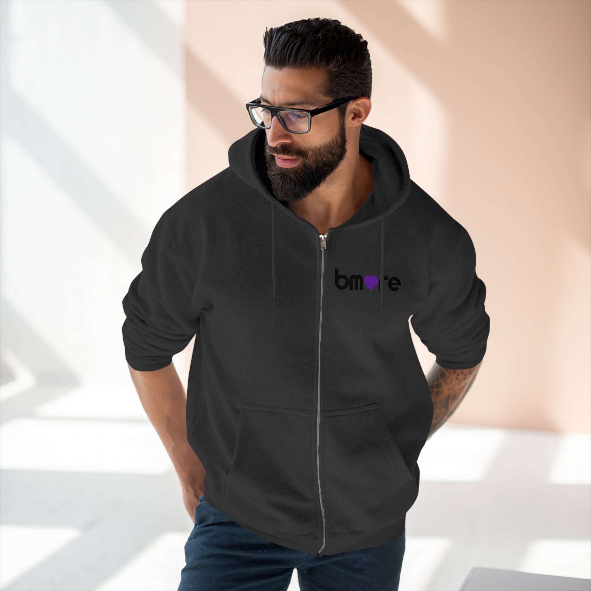 The "BMore Love" Full Zip Hoodie