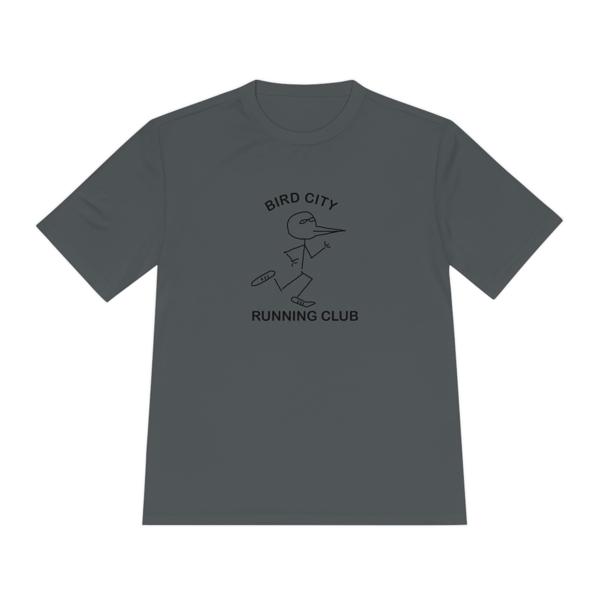 Bird City Running Club Moisture Wicking Tee-Cartoon Edition