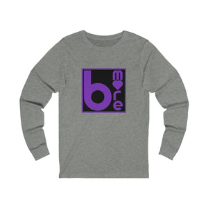 The "BMore Love Squared" Jersey Long Sleeve Tee- Ravens Edition