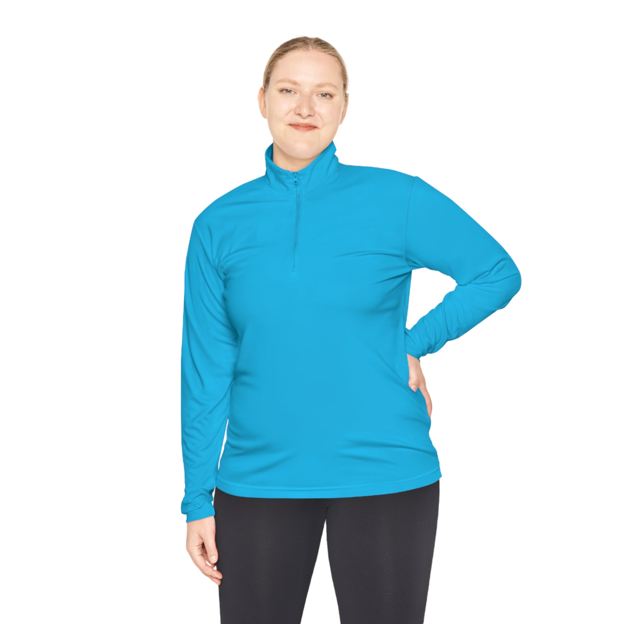 The "Bird City Running Club-Cartoon Edition" Quarter-Zip Pullover