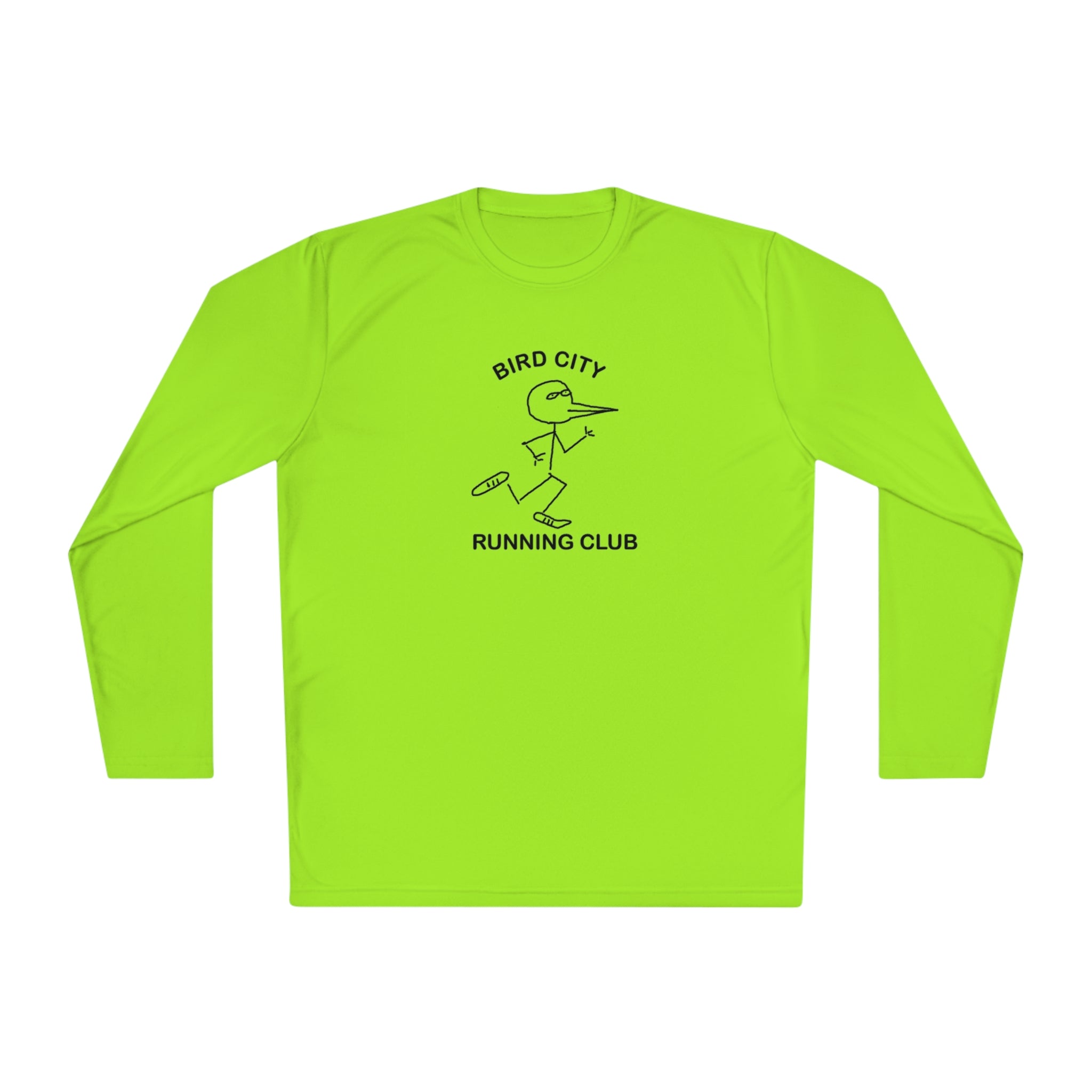 Bird City Running Club Long Sleeve Tee-Cartoon Edition