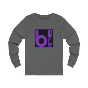 The "BMore Love Squared" Jersey Long Sleeve Tee- Ravens Edition