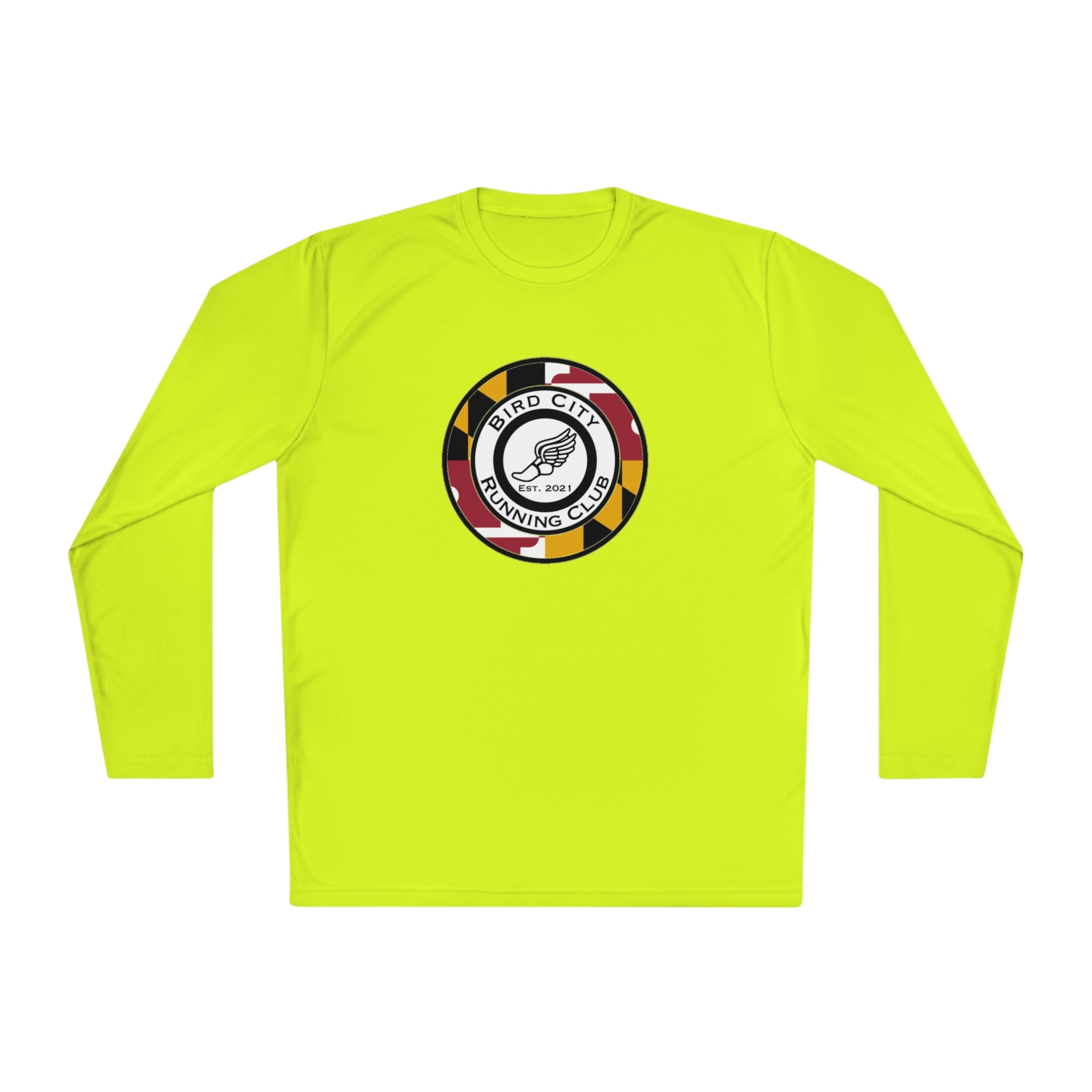 Bird City Running Club Long Sleeve Tee-Maryland Flag Edition