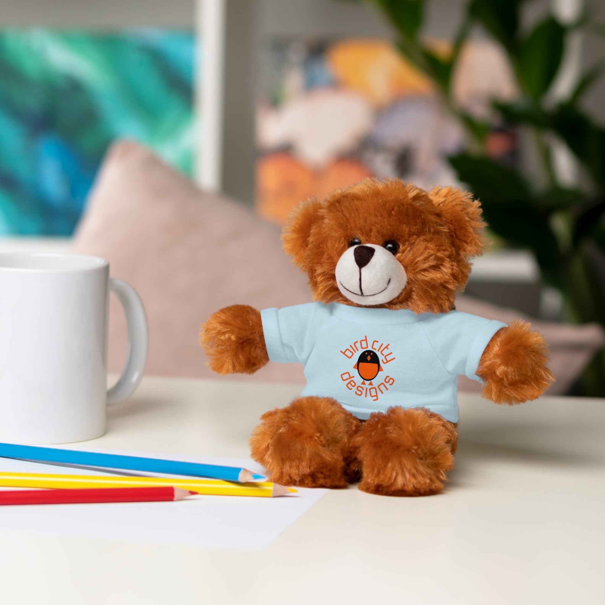 Bird City Designs Stuffed Animals with Tee