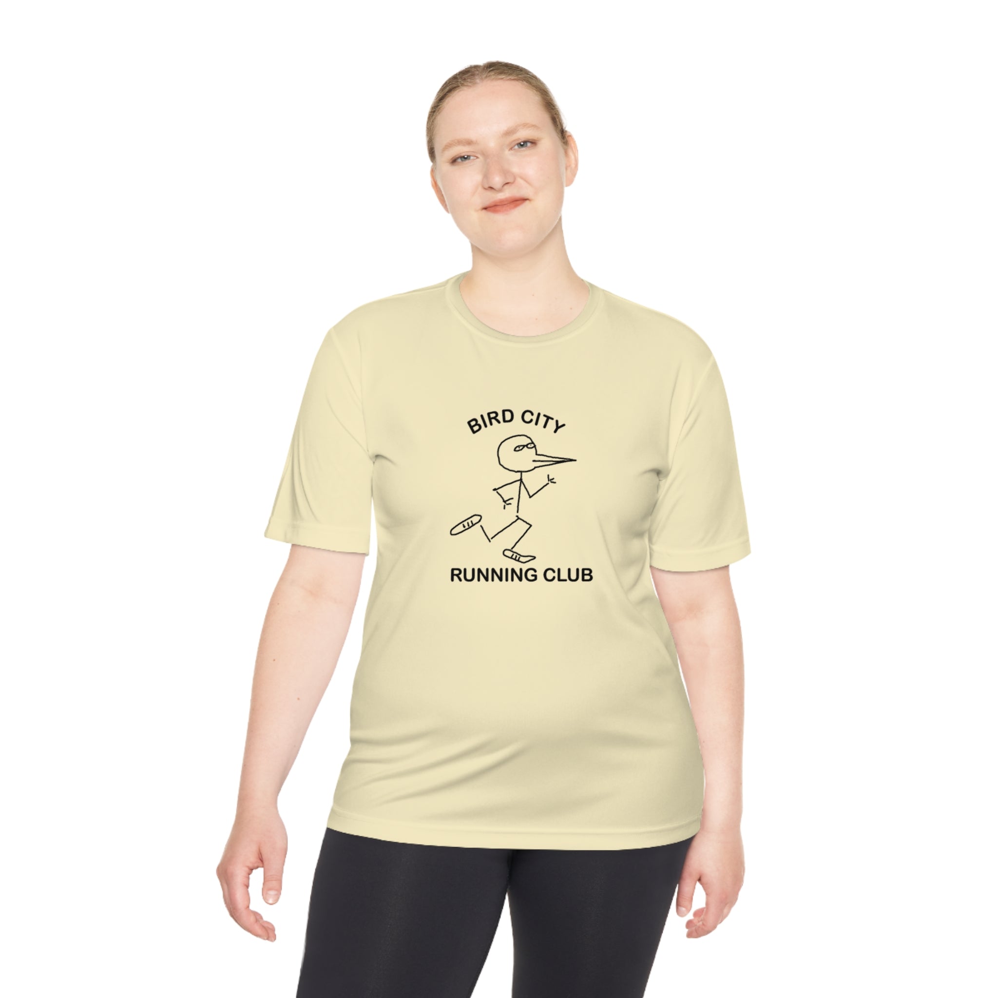 Bird City Running Club Moisture Wicking Tee-Cartoon Edition