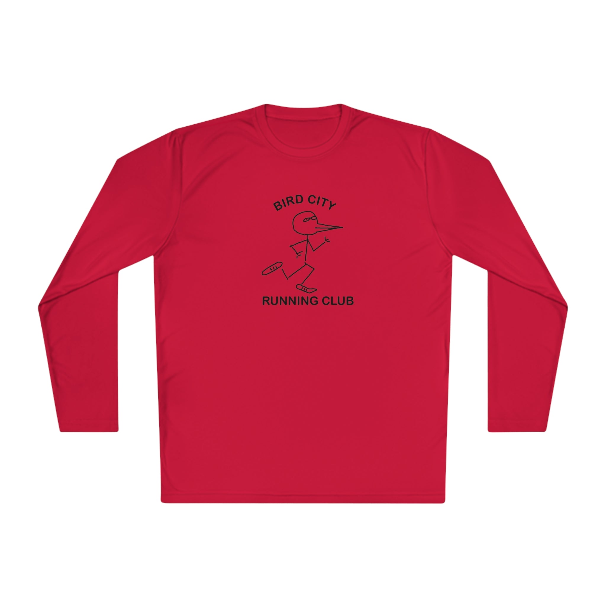 Bird City Running Club Long Sleeve Tee-Cartoon Edition