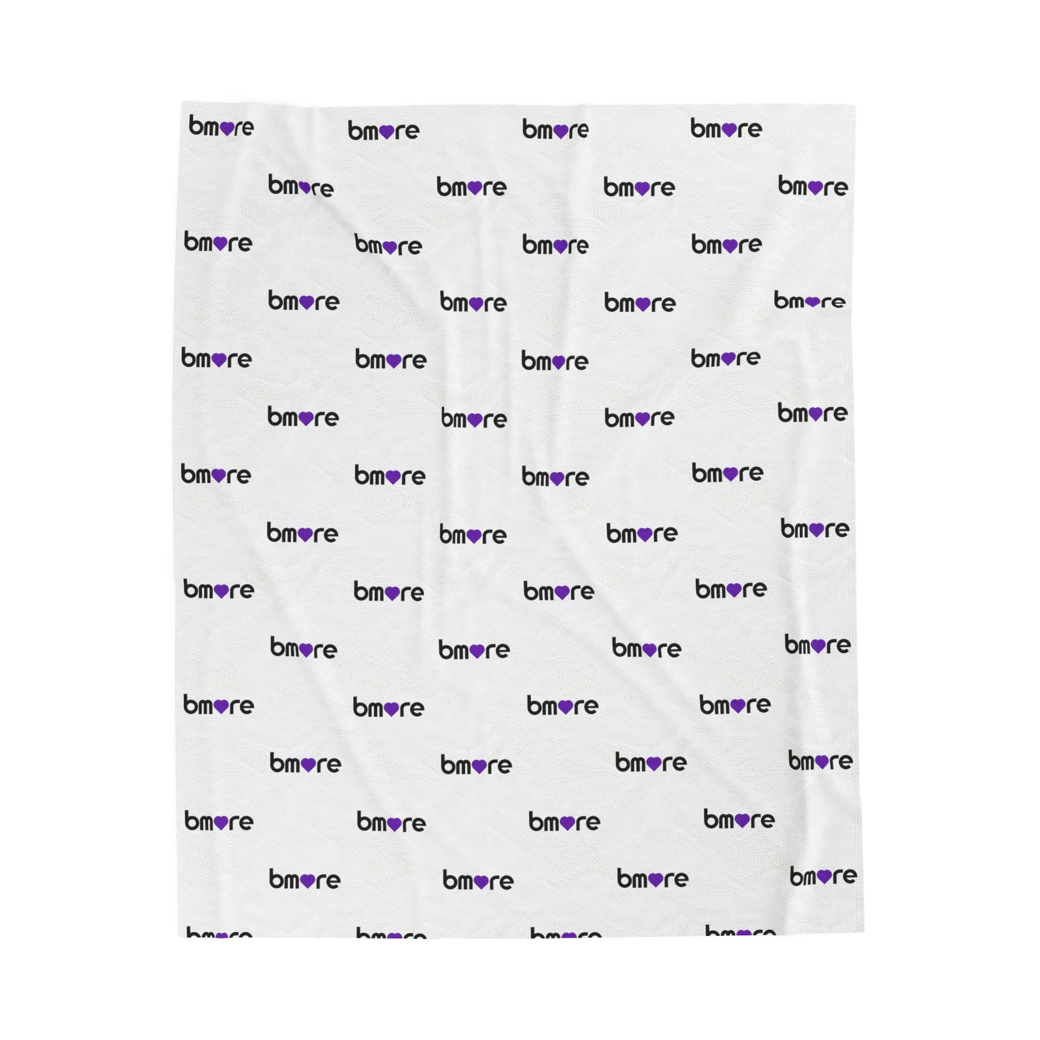 The "BMore Love" Velveteen Plush Blanket