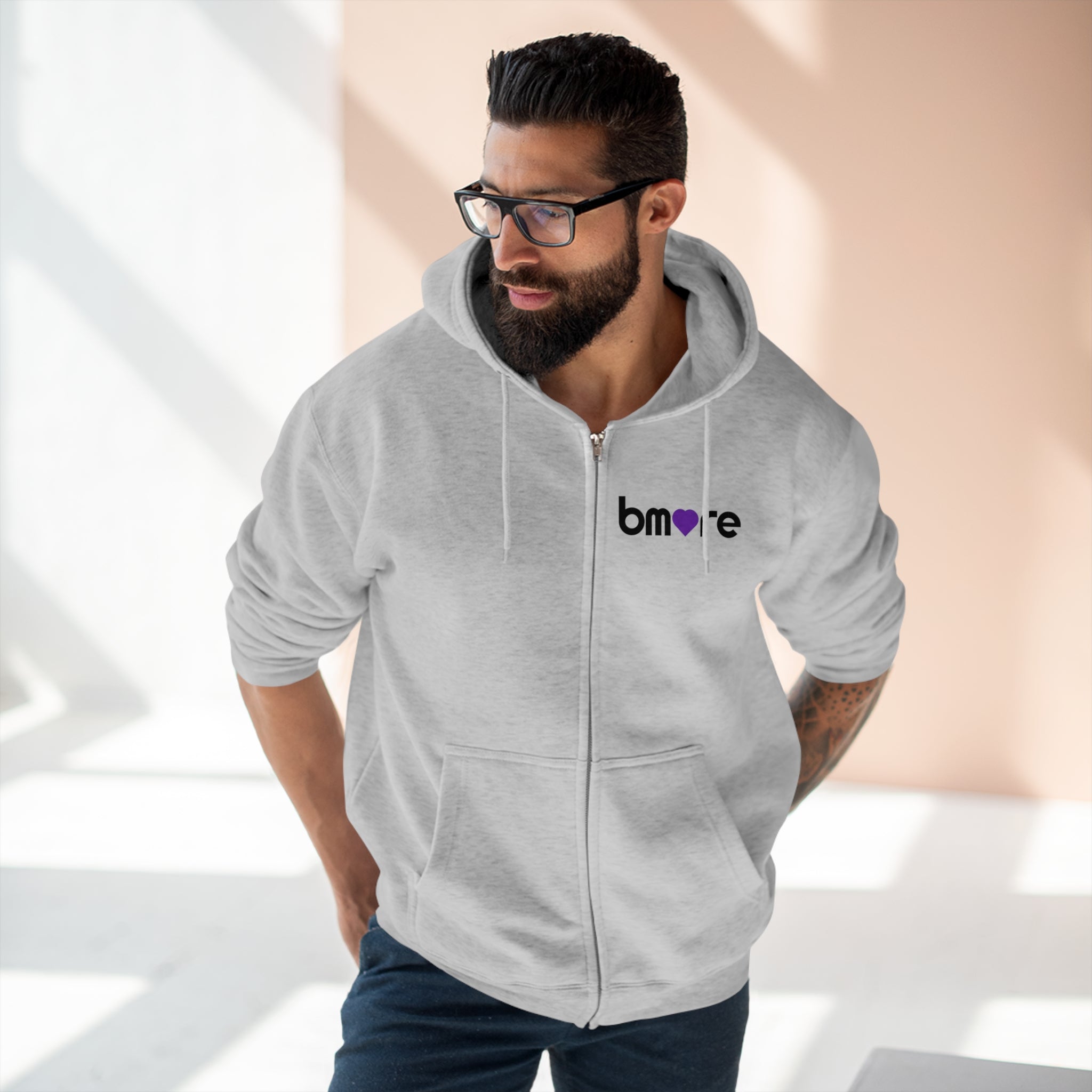 The "BMore Love" Full Zip Hoodie