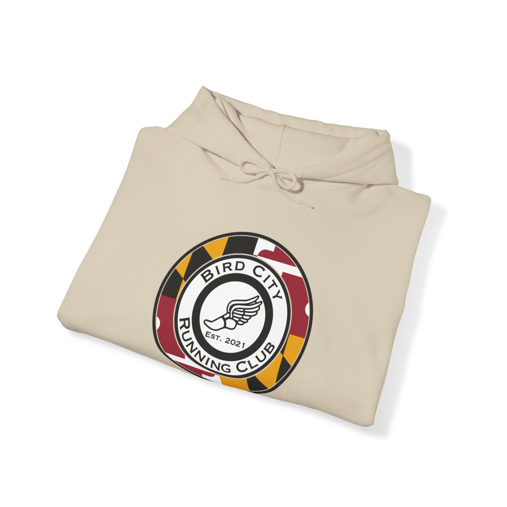 Bird City Running Club Hooded Sweatshirt-Maryland Flag Edition