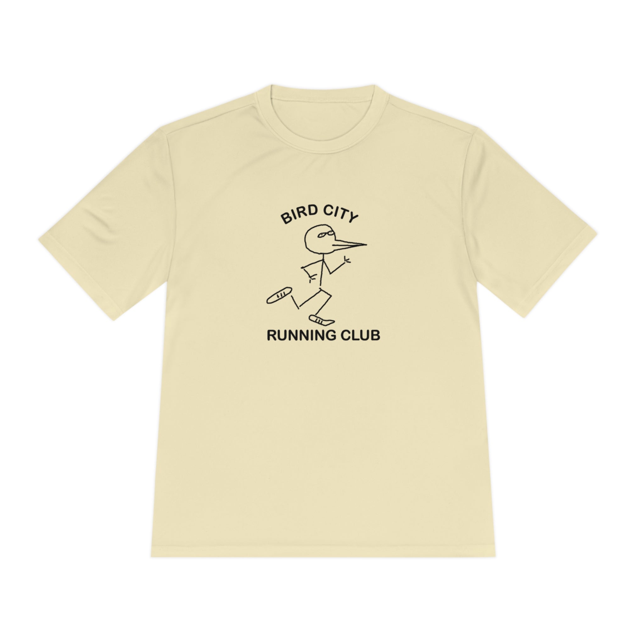 Bird City Running Club Moisture Wicking Tee-Cartoon Edition