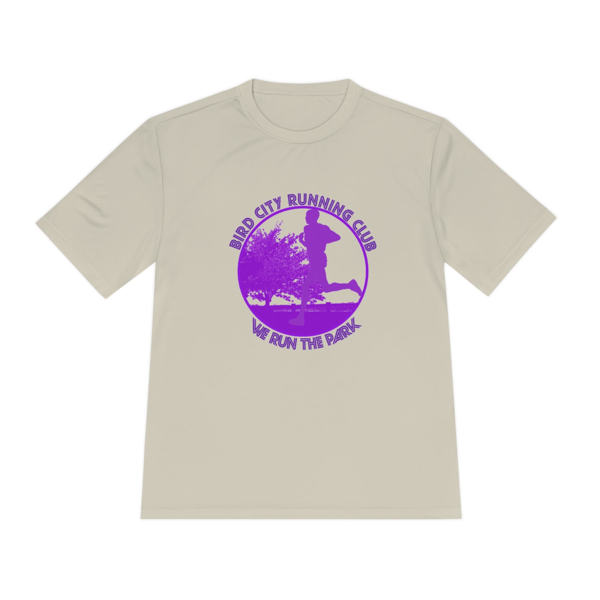 Bird City Running Club "We Run the Park" Moisture Wicking Tee