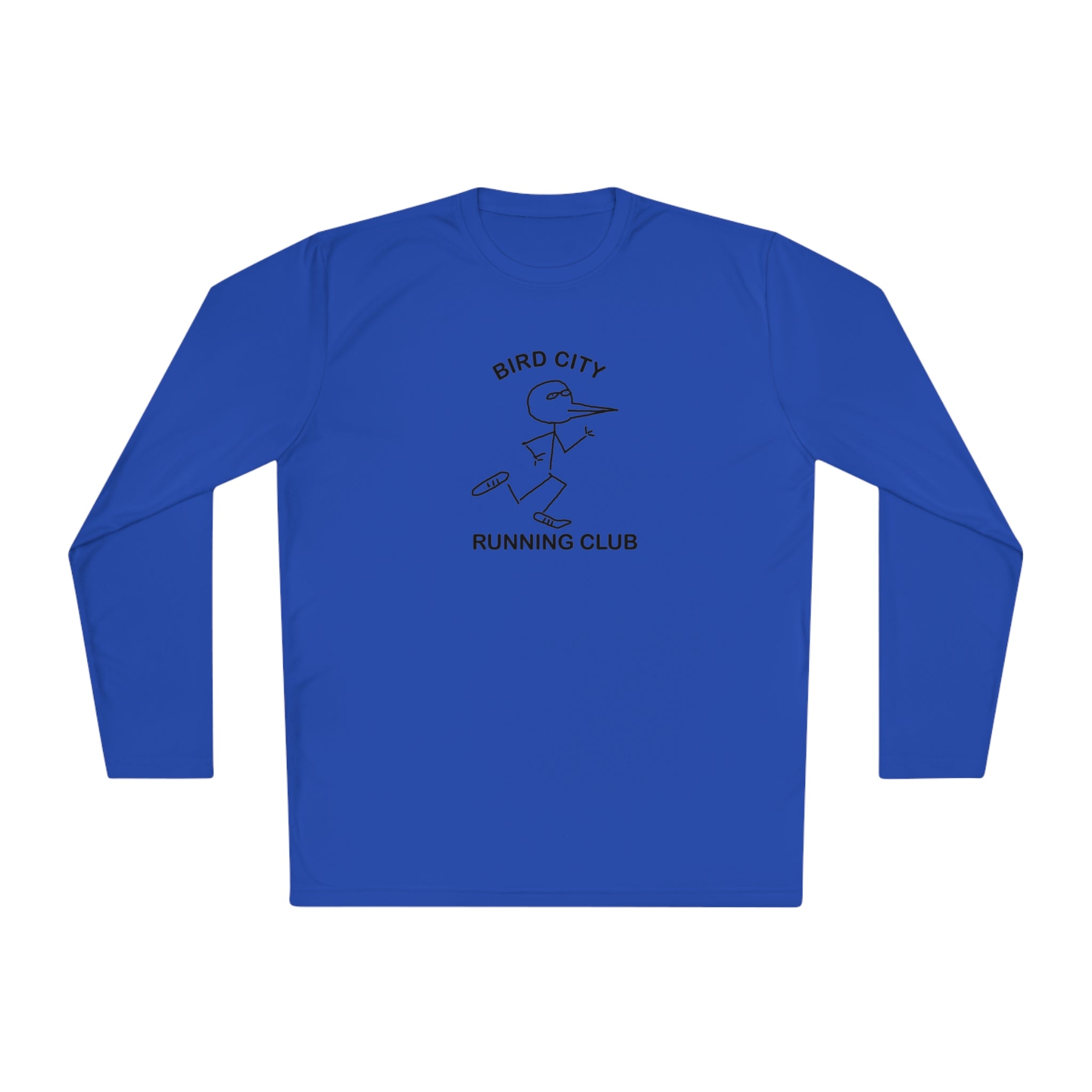 Bird City Running Club Long Sleeve Tee-Cartoon Edition