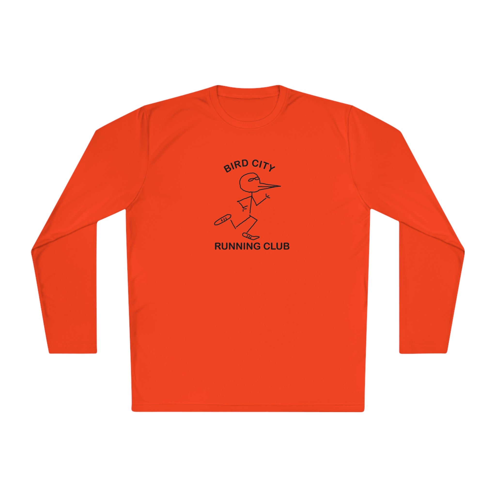 Bird City Running Club Long Sleeve Tee-Cartoon Edition