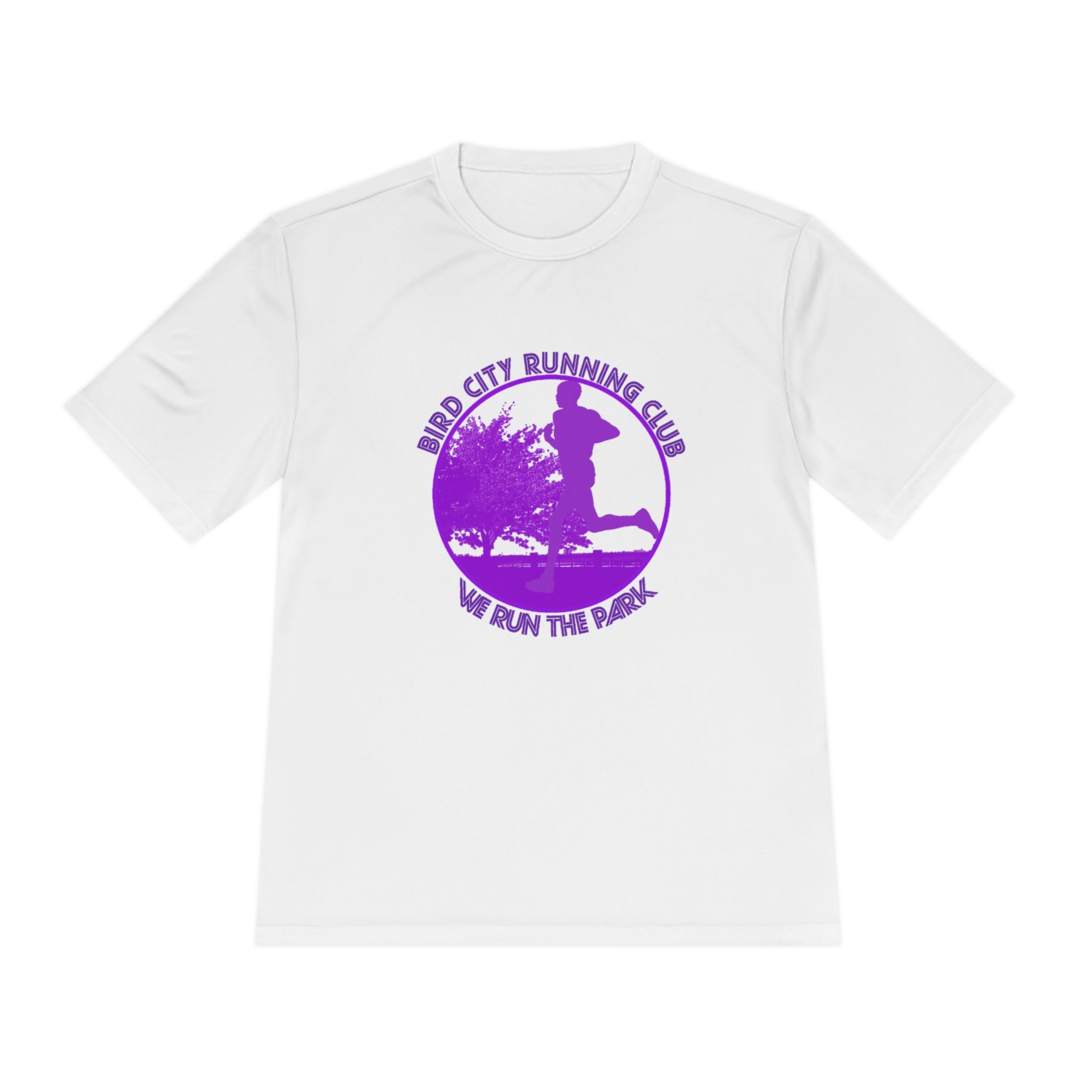 Bird City Running Club "We Run the Park" Moisture Wicking Tee