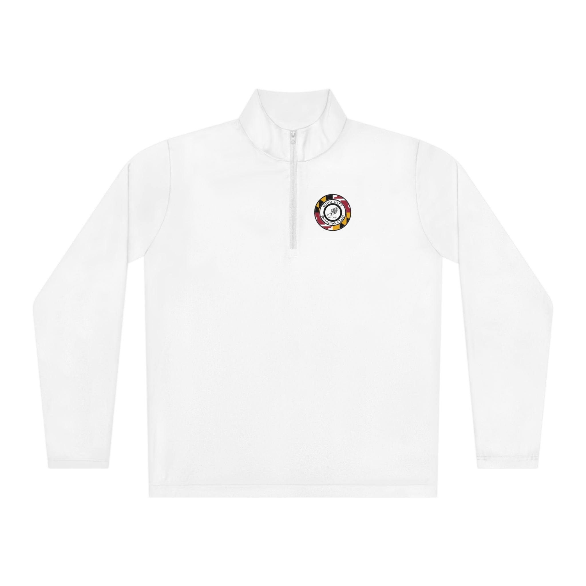 The "Bird City Running Club-Maryland Edition" Quarter-Zip Pullover