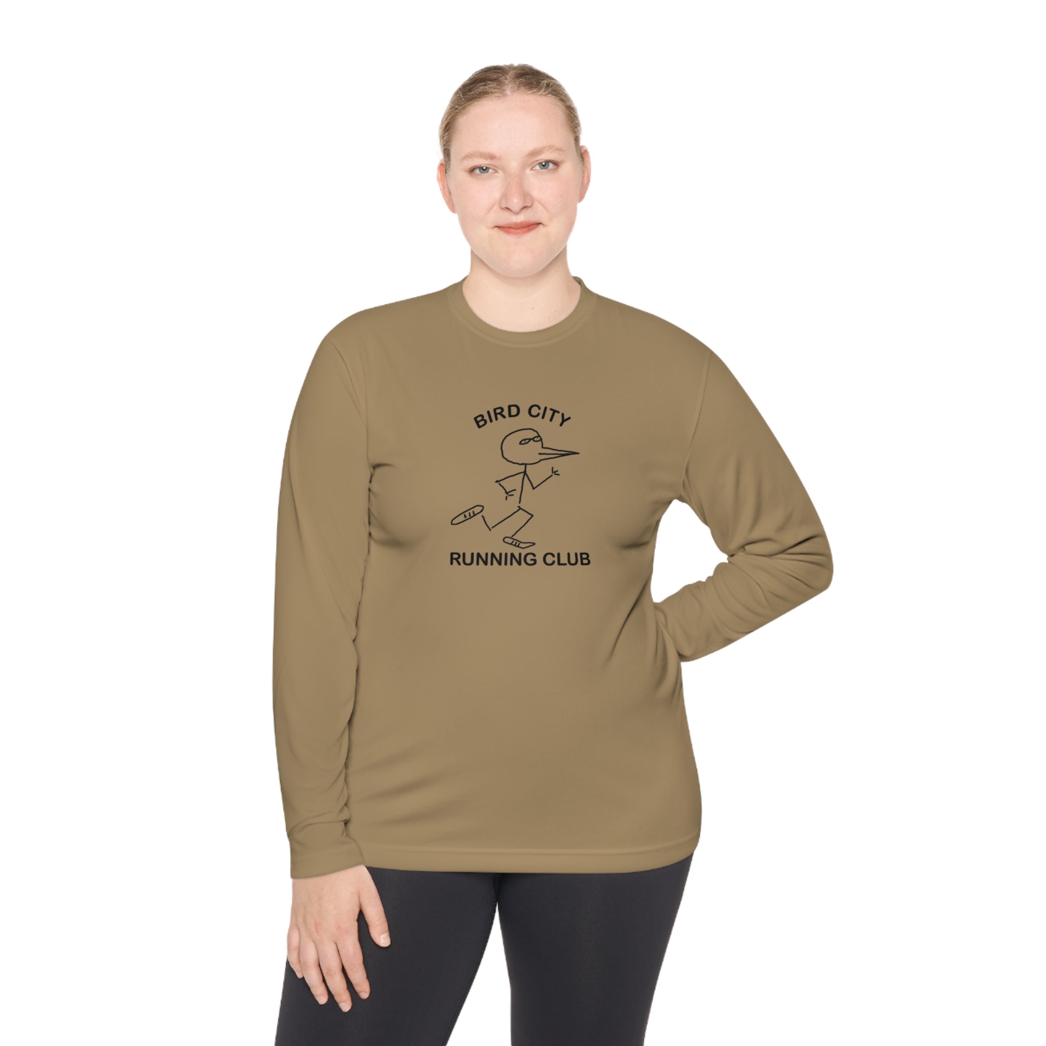 Bird City Running Club Long Sleeve Tee-Cartoon Edition