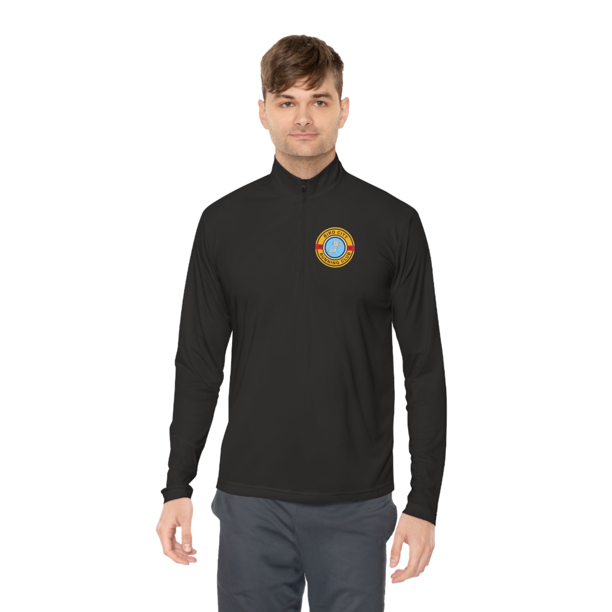 The "Bird City Running Club" Quarter-Zip Pullover