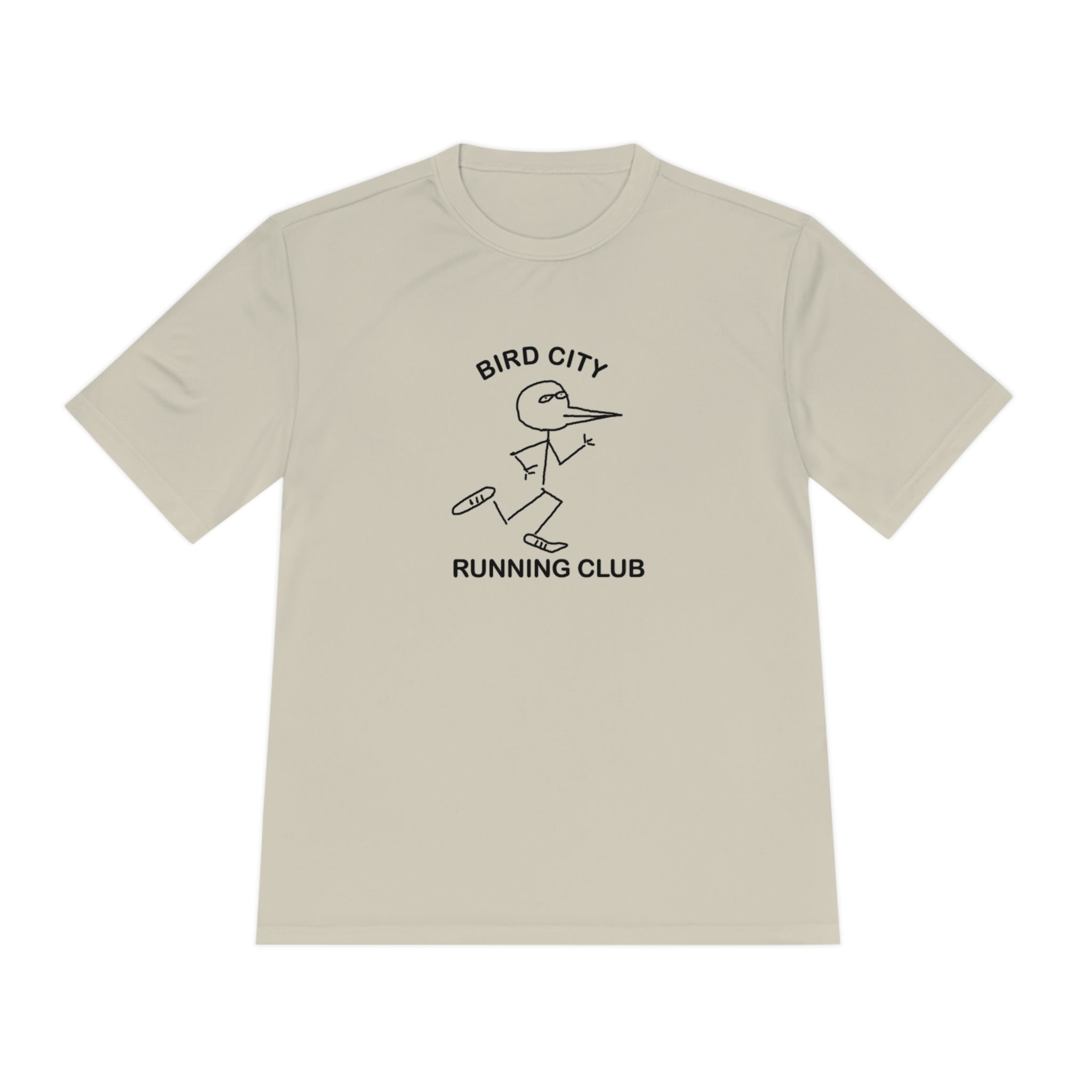 Bird City Running Club Moisture Wicking Tee-Cartoon Edition