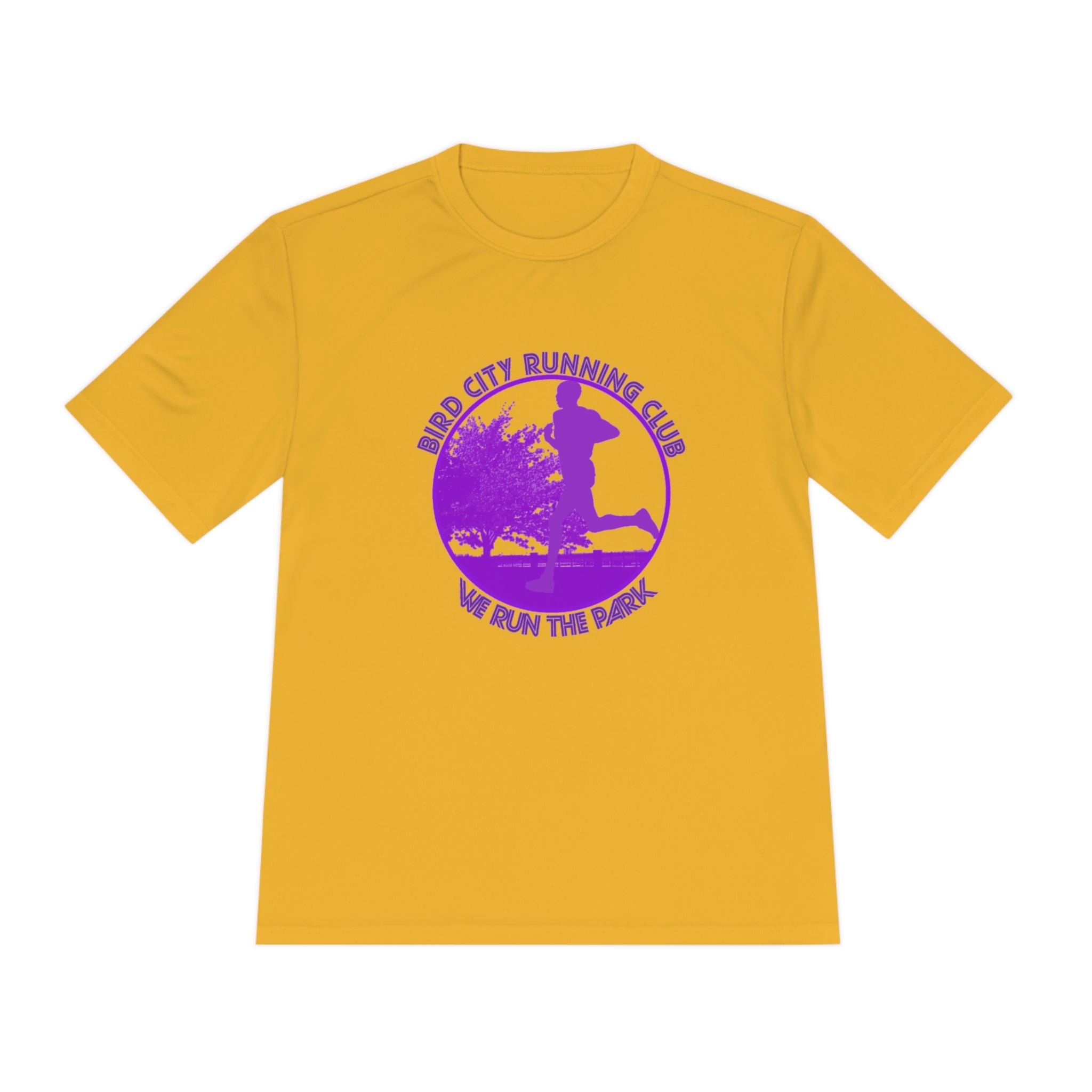 Bird City Running Club "We Run the Park" Moisture Wicking Tee