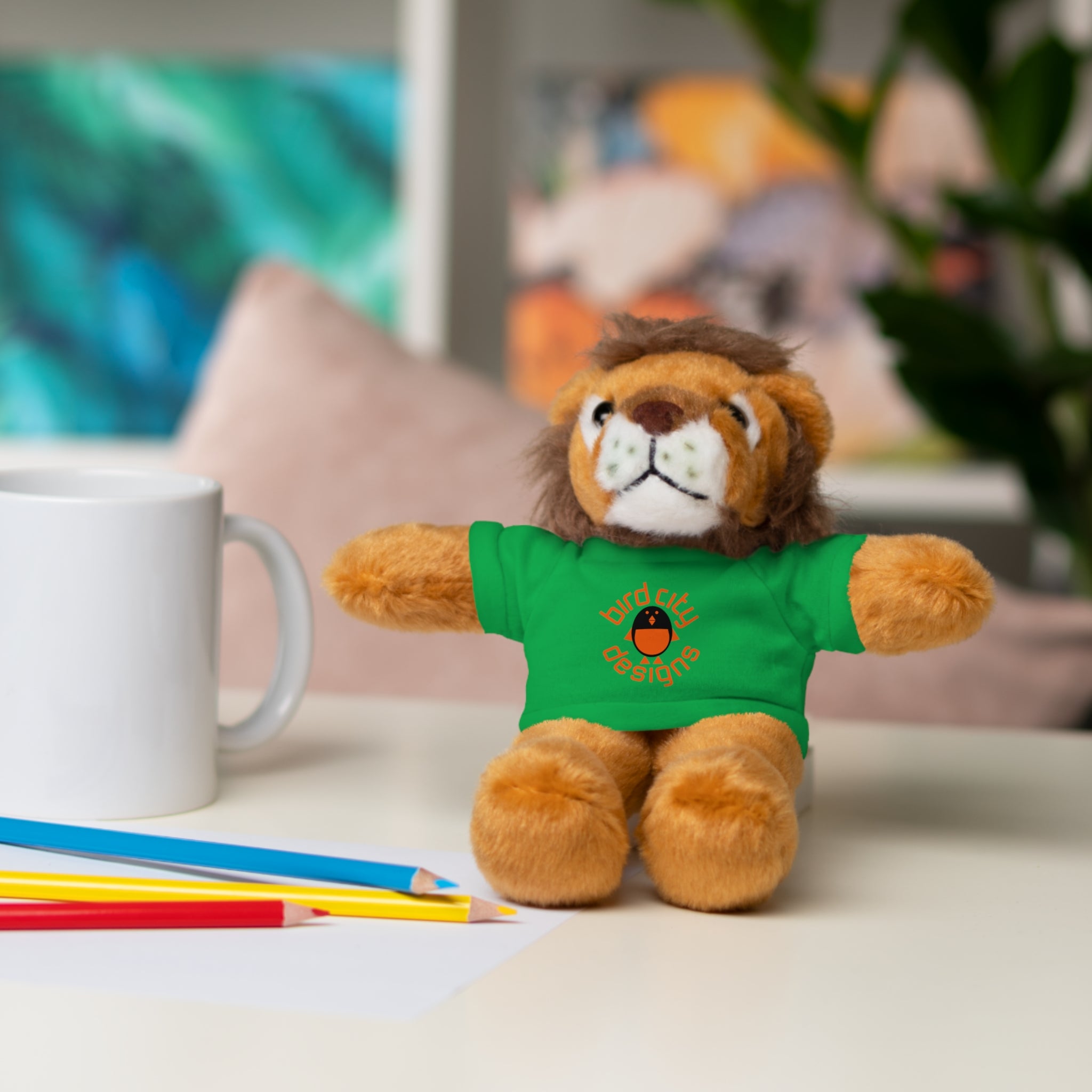 Bird City Designs Stuffed Animals with Tee