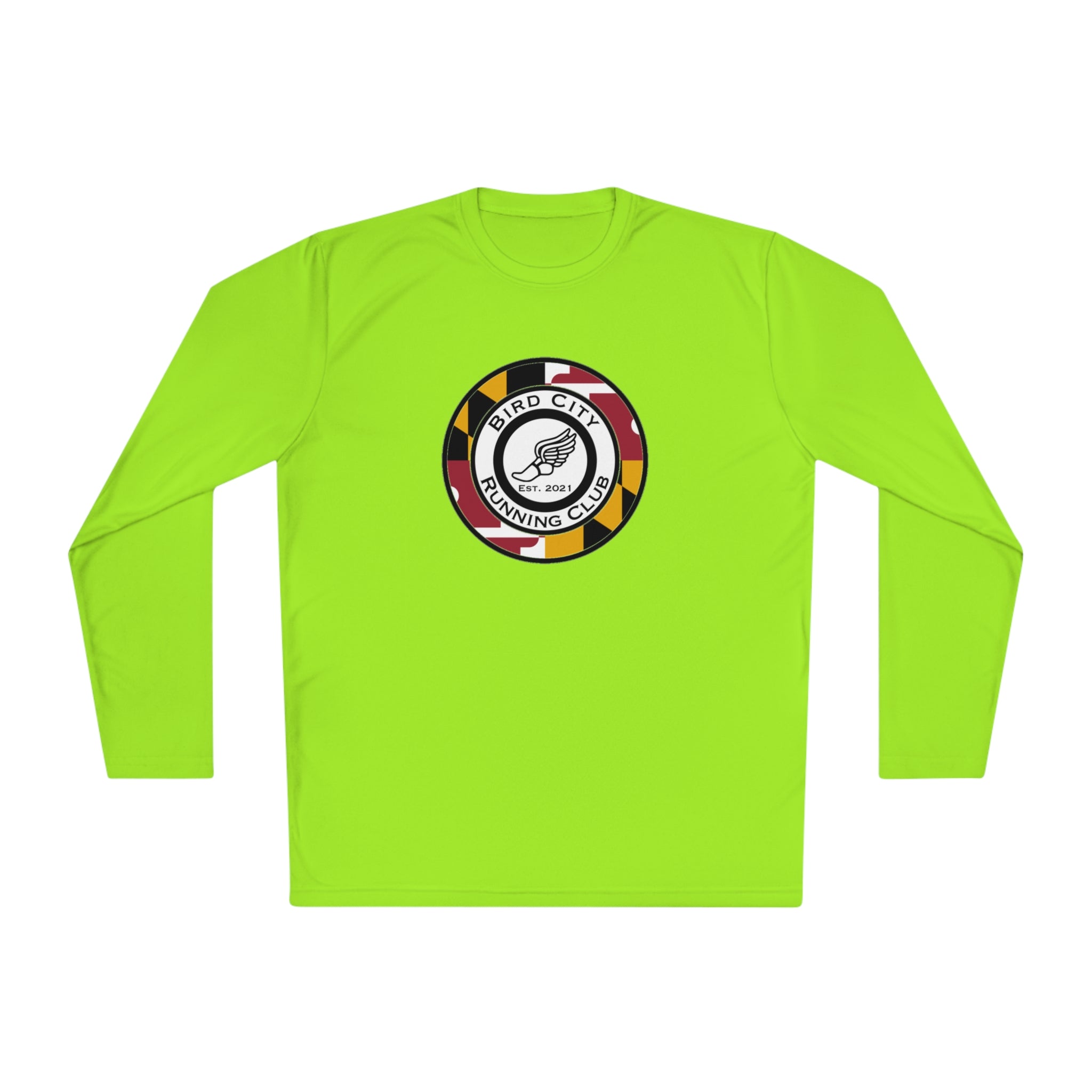 Bird City Running Club Long Sleeve Tee-Maryland Flag Edition