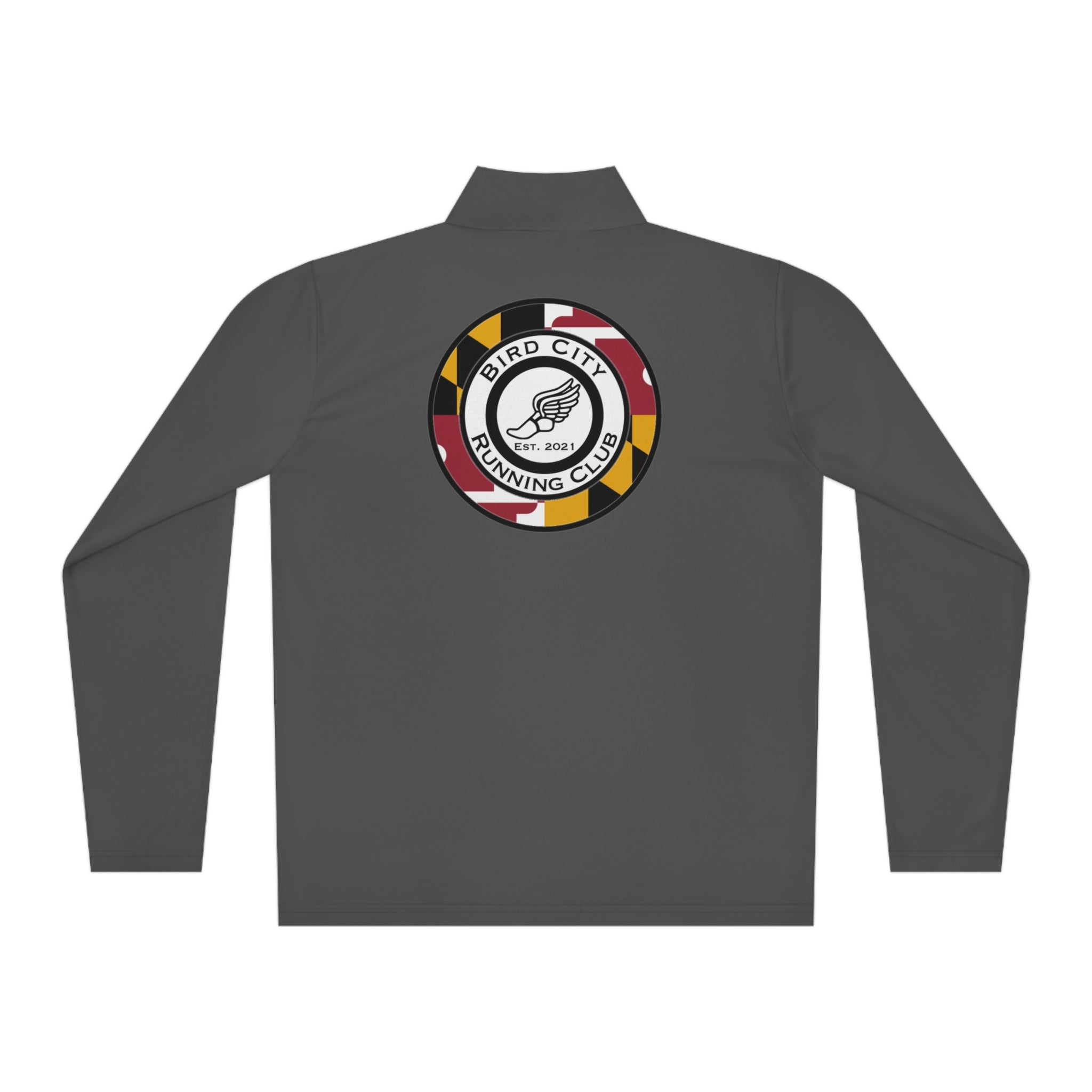 The "Bird City Running Club-Maryland Edition" Quarter-Zip Pullover