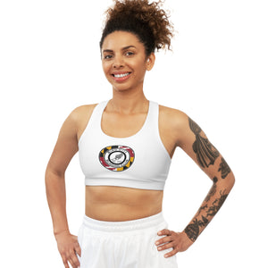 Bird City Running Club Seamless Sports Bra-Maryland Flag Edition