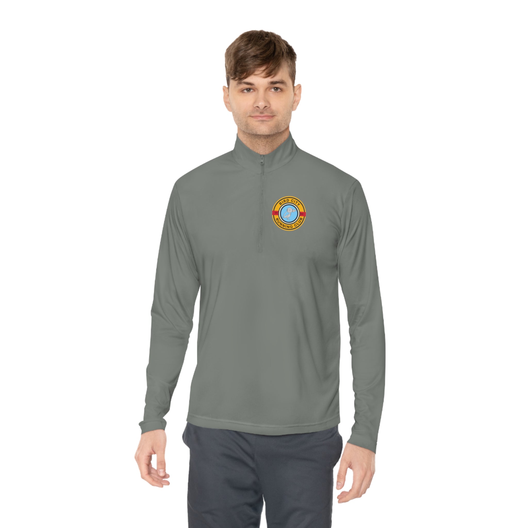 The "Bird City Running Club" Quarter-Zip Pullover