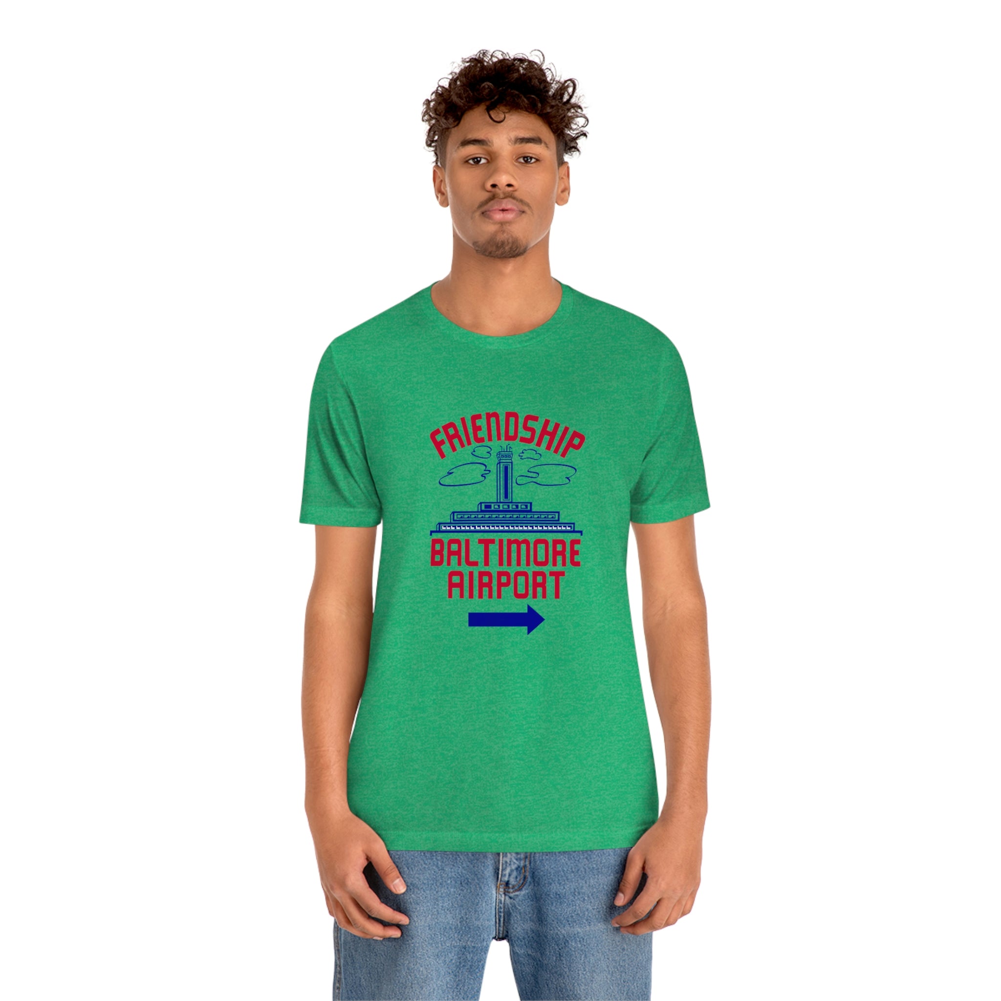 The "Friendship Baltimore Airport" Jersey Short Sleeve Tee