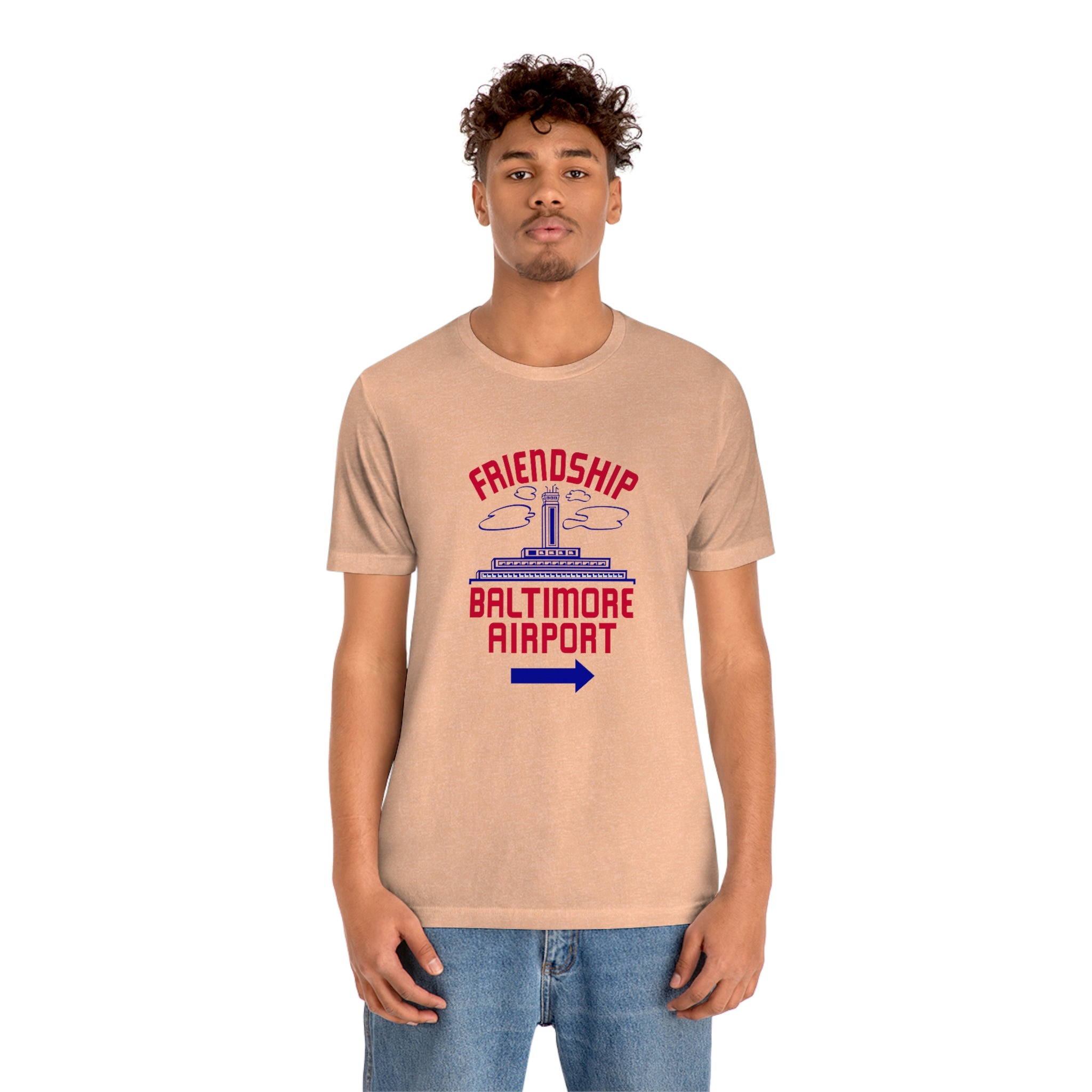 The "Friendship Baltimore Airport" Jersey Short Sleeve Tee