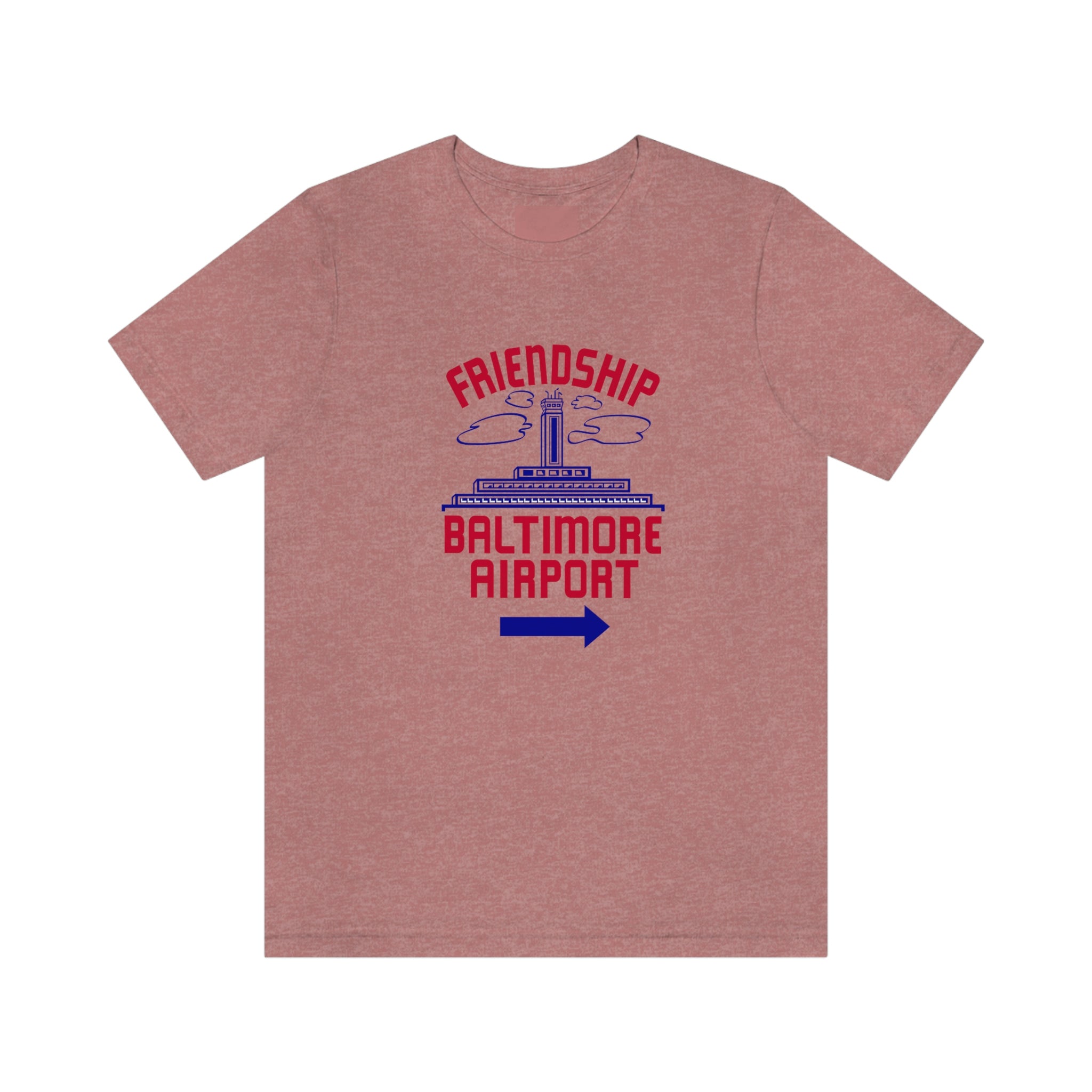 The "Friendship Baltimore Airport" Jersey Short Sleeve Tee