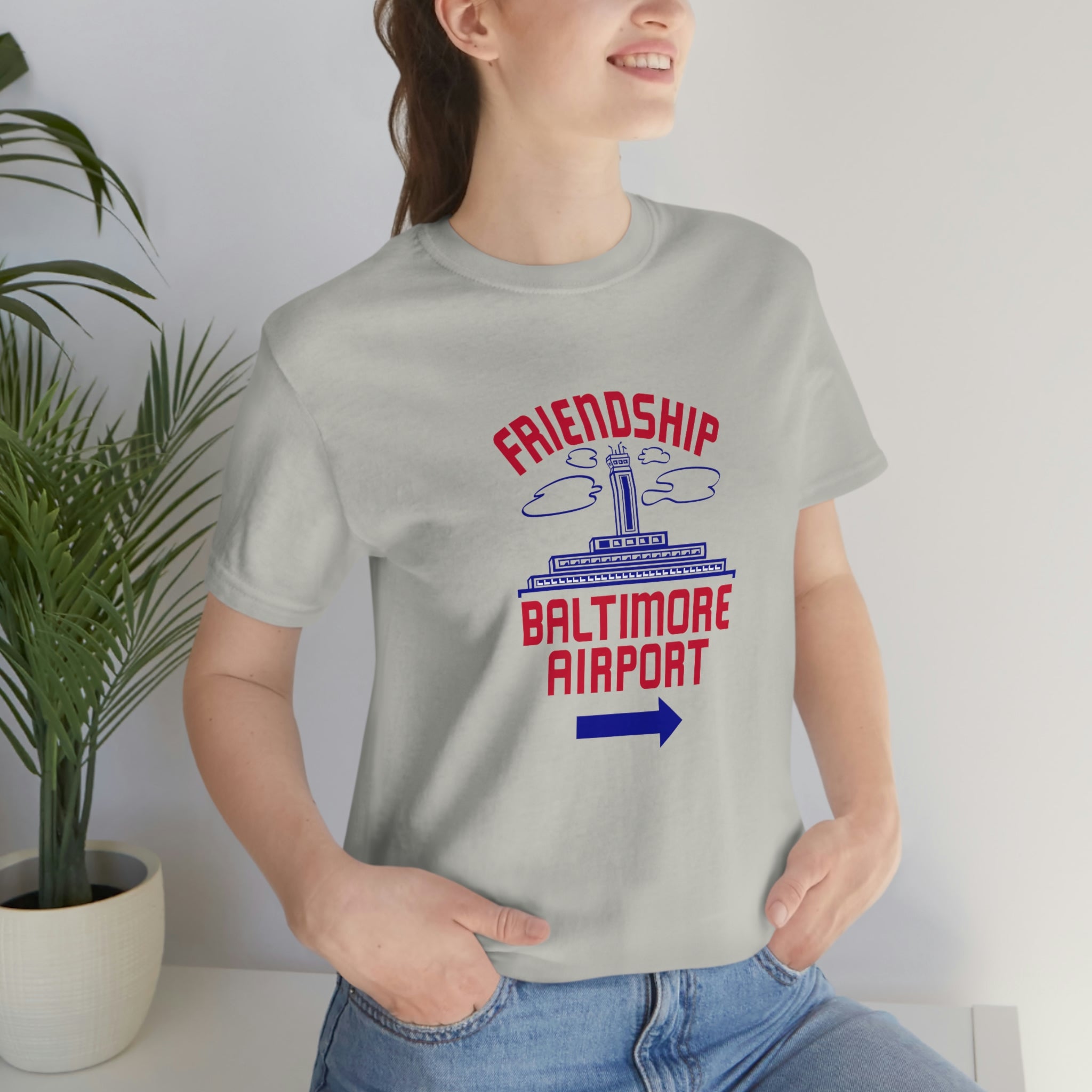 The "Friendship Baltimore Airport" Jersey Short Sleeve Tee