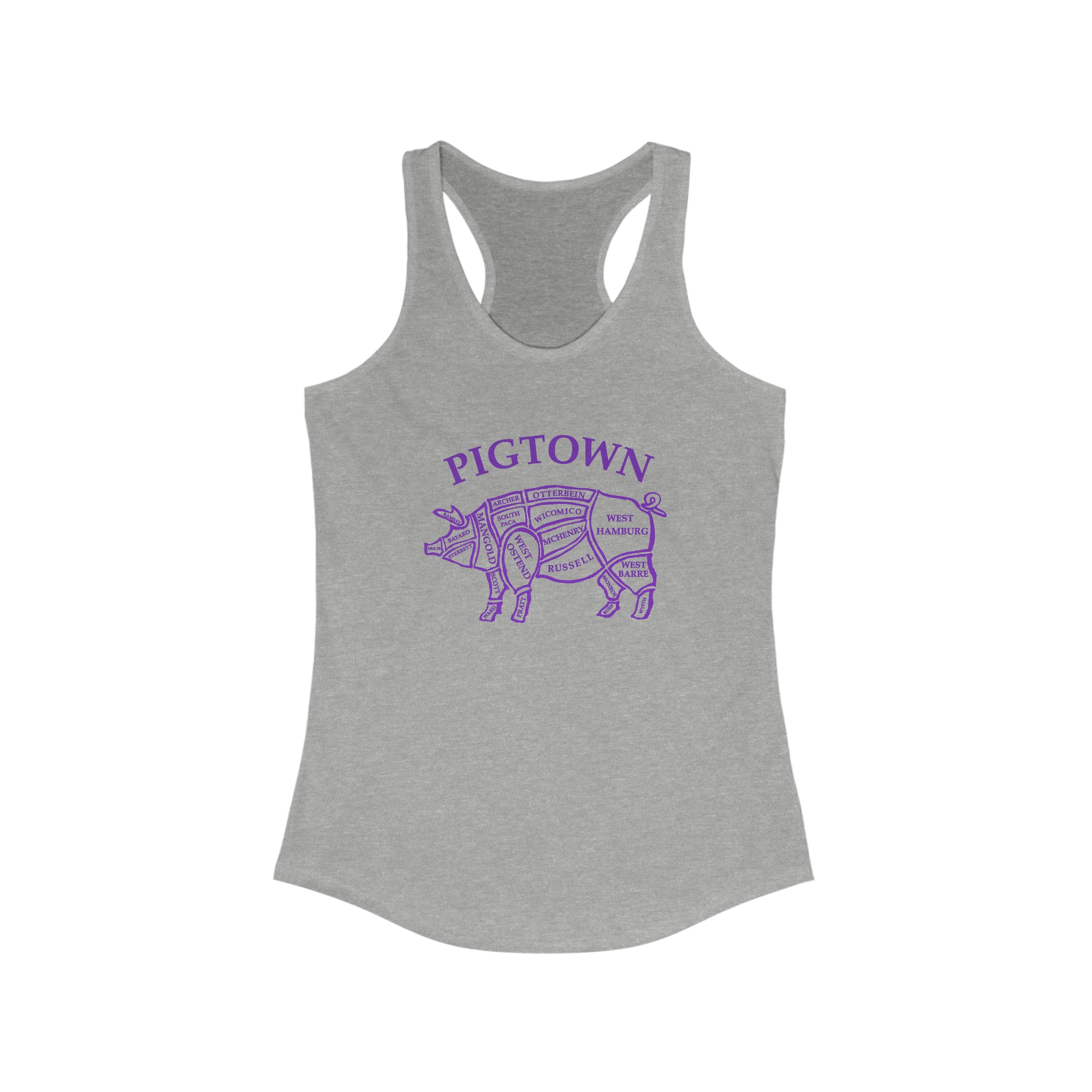 The "Pigtown" Ideal Racerback Tank