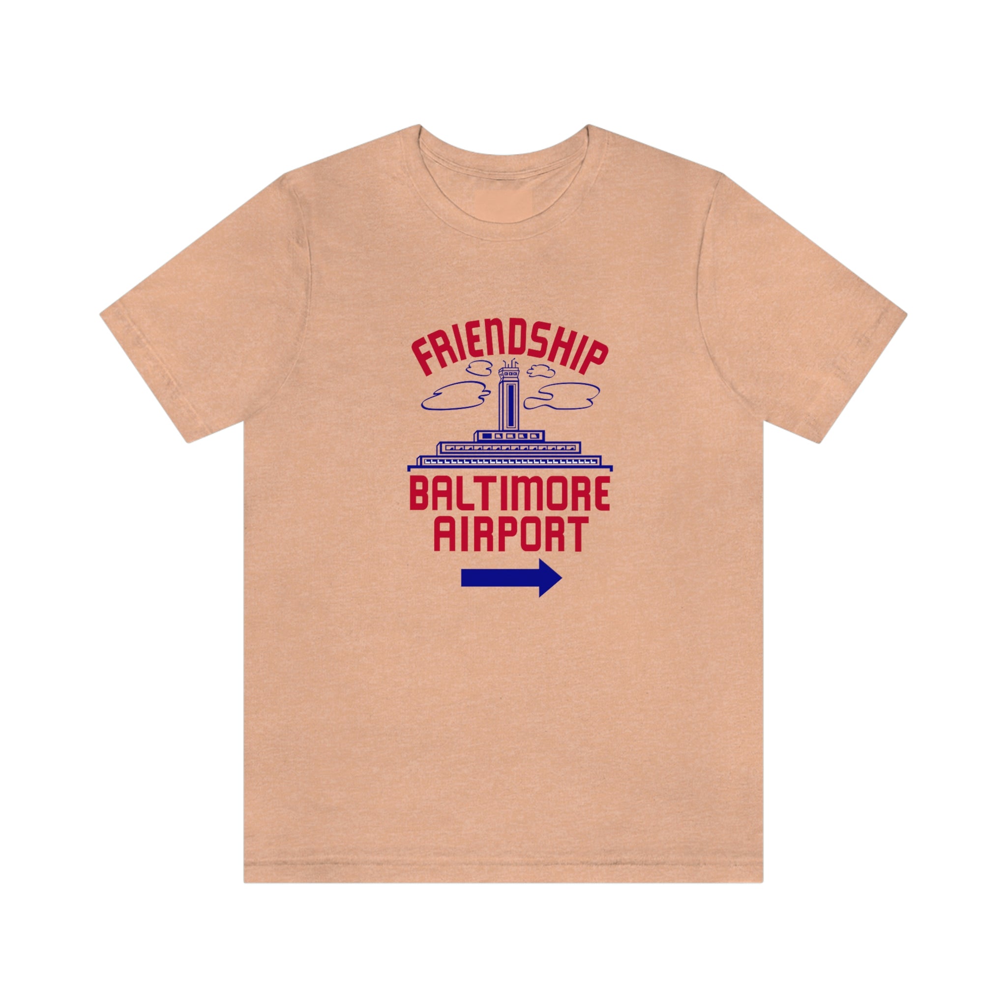 The "Friendship Baltimore Airport" Jersey Short Sleeve Tee