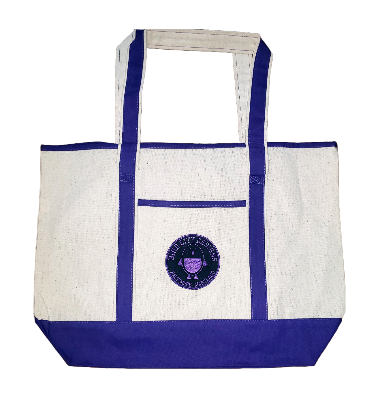 Bird City Designs Large Canvas Deluxe Tote