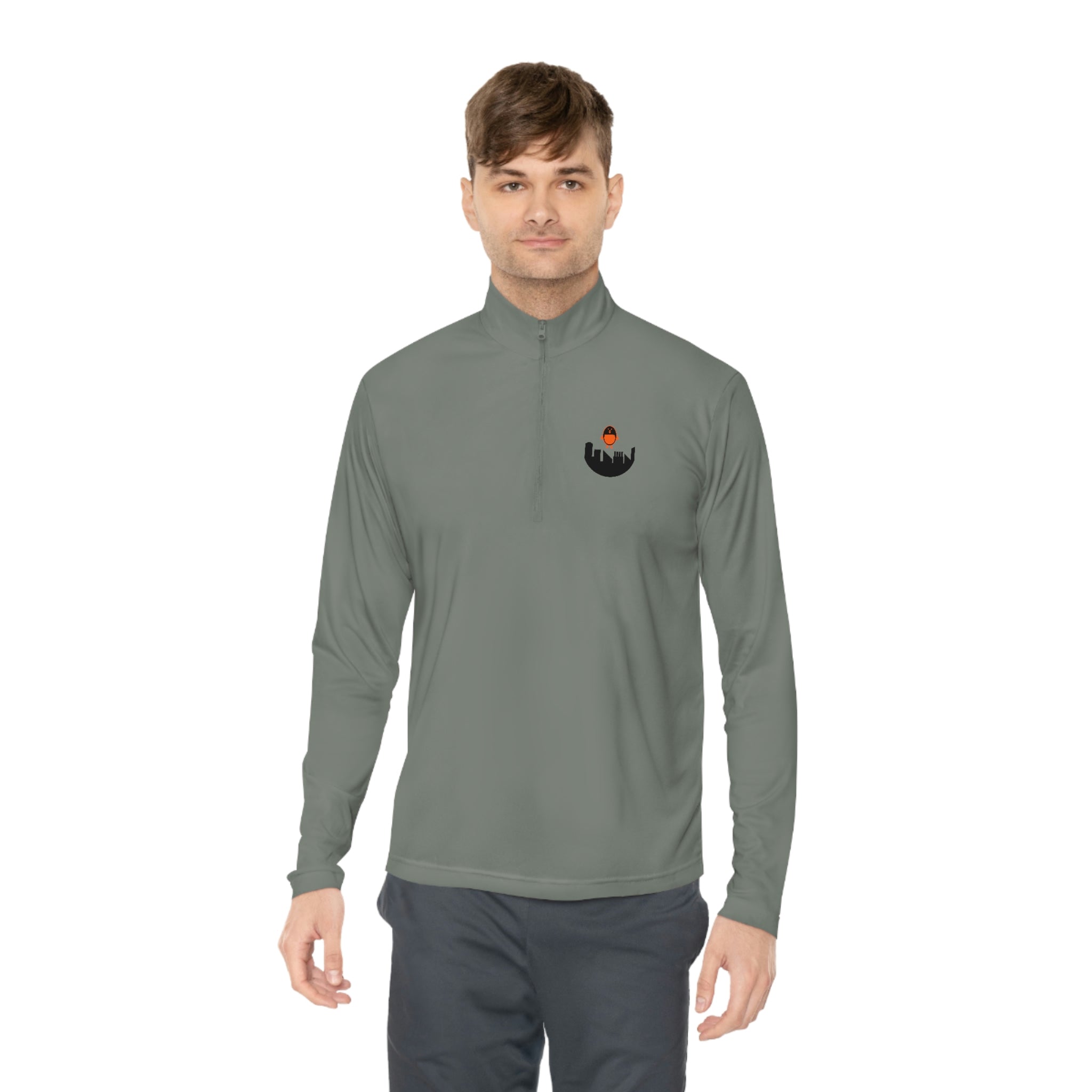 The "Bird City" Quarter-Zip Pullover