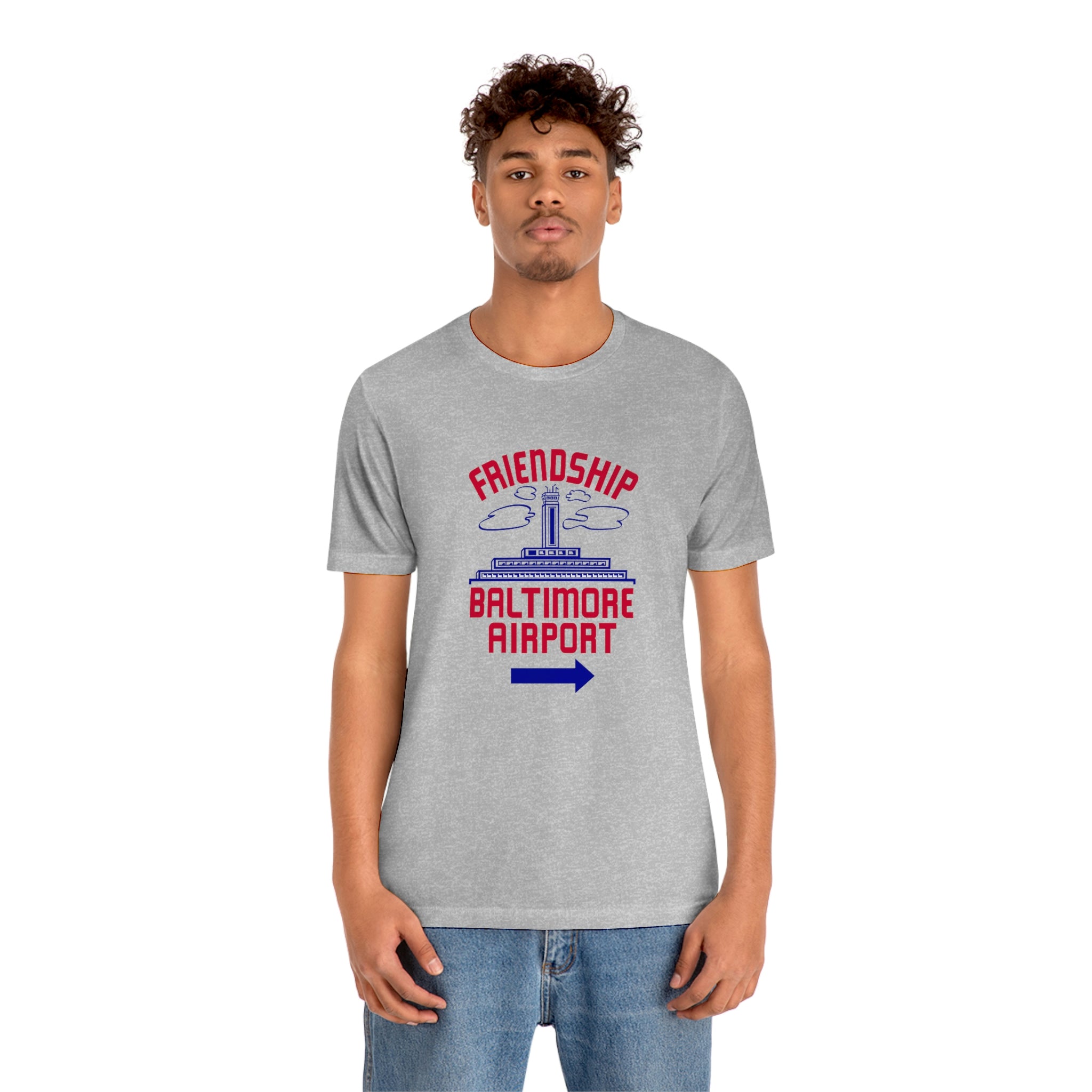 The "Friendship Baltimore Airport" Jersey Short Sleeve Tee