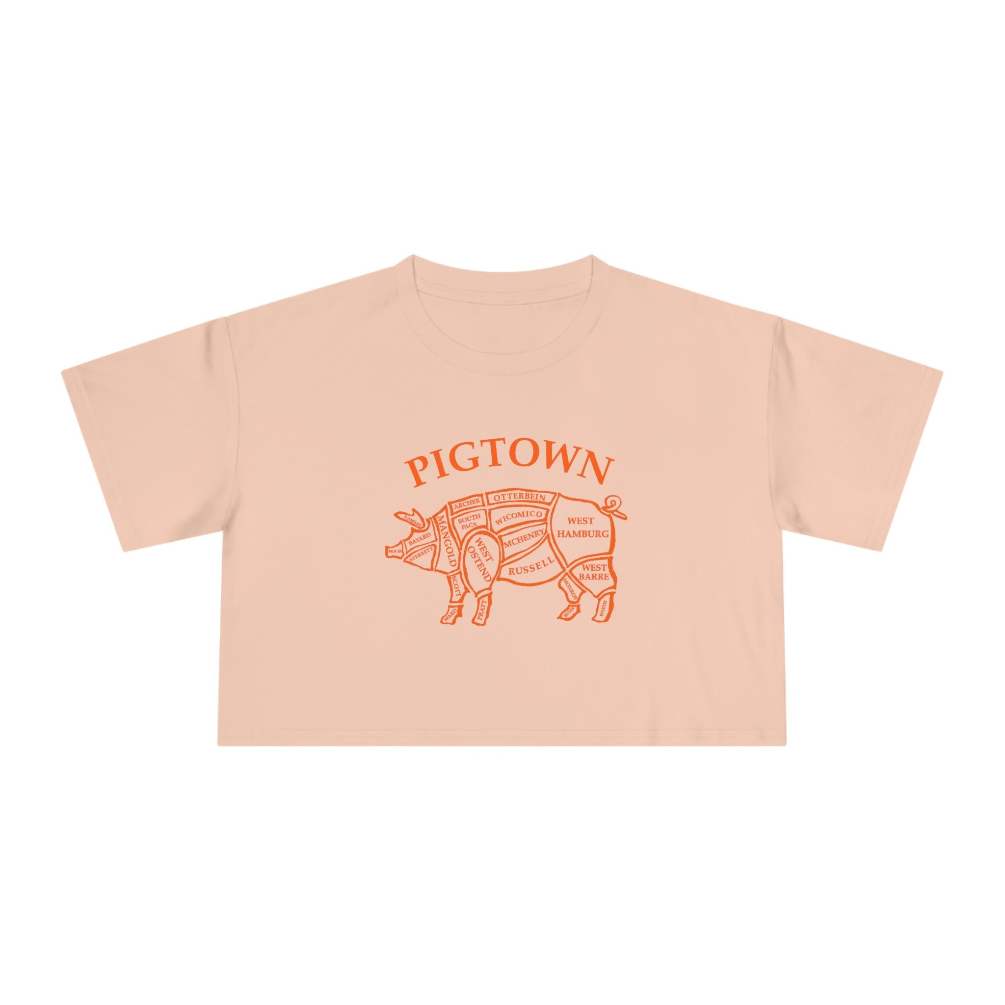 The "Pigtown" Crop Tee