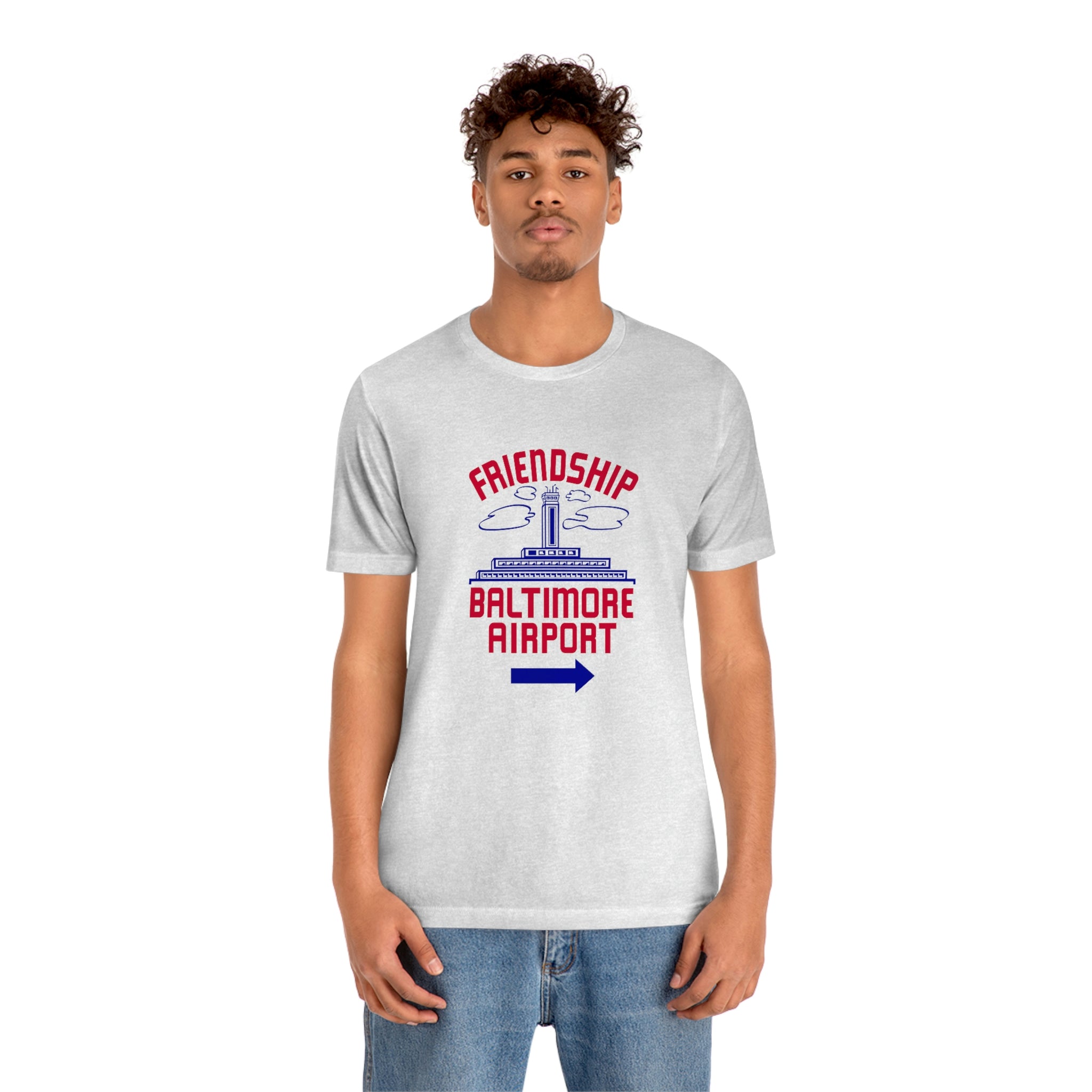 The "Friendship Baltimore Airport" Jersey Short Sleeve Tee